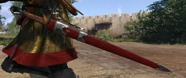 Silver scabbard