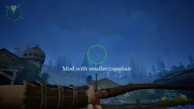 Mod with smaller crosshair