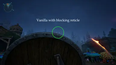 Vanilla blocking reticle