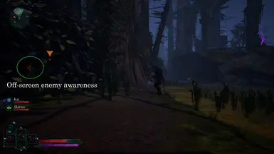 Off-screen vanilla enemy awareness