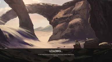 New loading screen layout