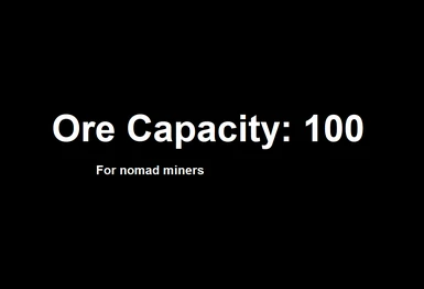100 Ore Capacity