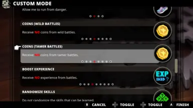 No Exp for Custom Mode