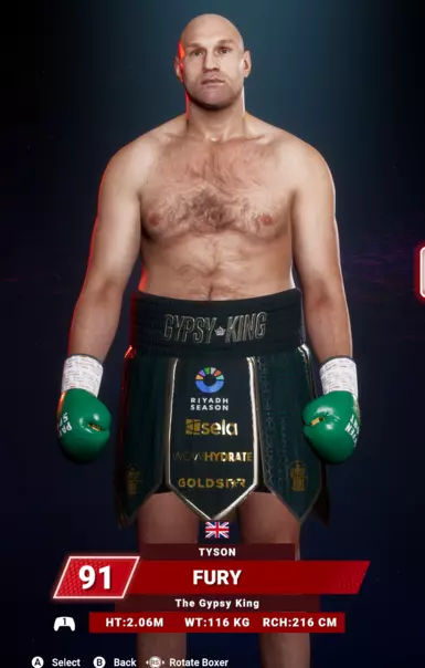 Tyson Fury IRL Accurate Gear (vs Usyk 1)