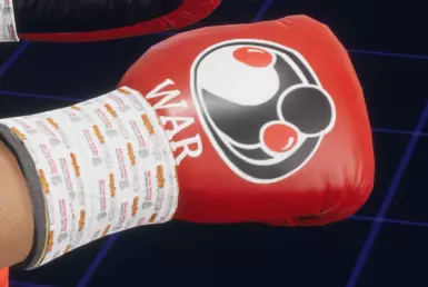 Carlos Adames Boxing Gloves Grant Logo for CAFs (VS Hamzah Sheeraz)