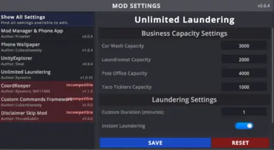 Unlimited Laundering