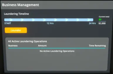 Laundering UI