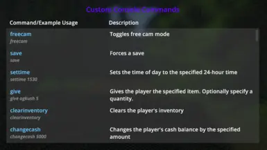 Command List Header Change