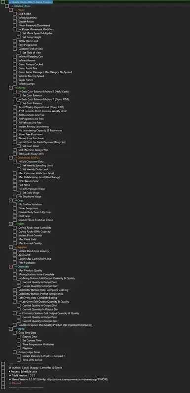Current Features