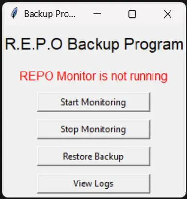 R.E.P.O. Back-Up