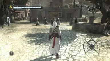 Playstation button prompts for PC version of Assassin's Creed (2008)