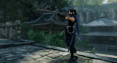 Ninja Outfit with chestwrap and kasa