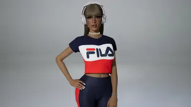 FILA Set (Leggings and Top)