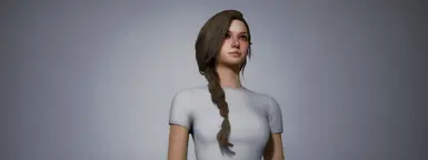 Simple Side Braid Hair Style (Add-on)