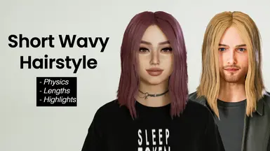 Short Wavy Hair
