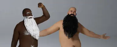 Long Beard and Mustache