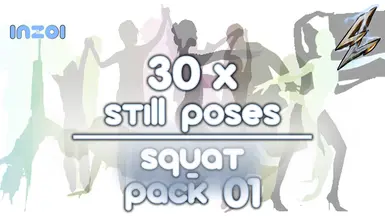 30x Still Poses - Squat-Pack 01