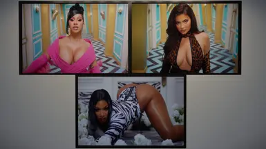 Sexy WAP Framed Pictures (Cardi B - Megan Thee Stallion - Kylie Jenner)