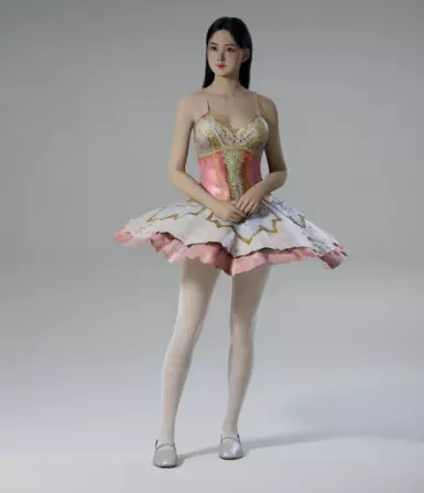 Ballet Dress - Rose Star v2