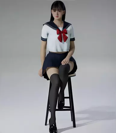 JP School Uniform - Sailor Style