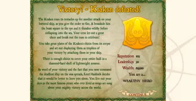 Kraken defeated