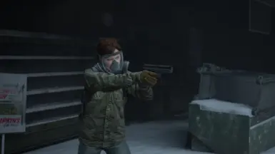 Ellie with Abby's Pistol in Jackson