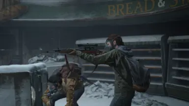 Ellie with Tommy's Rifle (Story ver.) in Jackson