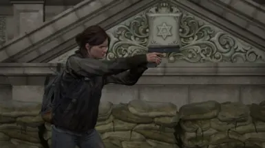 Ellie with Abby's Pistol in Seattle Day 1