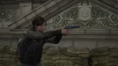 Ellie with Abby's Hunting Pistol in Seattle Day 1