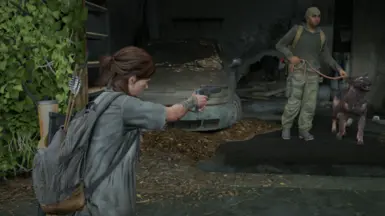 Ellie with Abby's Hunting Pistol in Seattle Day 2
