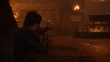 Abby with Ellie's Silenced SMG in Seattle Day 3