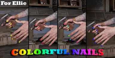 Colorful Nails for Ellie