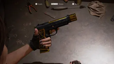 Black-Gold Ellie's Beretta