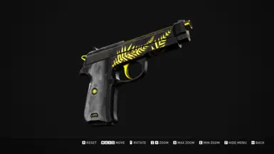 Moth Gold-Black Ellie's Beretta (With Alt Versions)