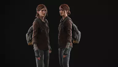 Ellie's Shirt with Fingerless Gloves