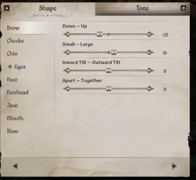 Shape - Eyes