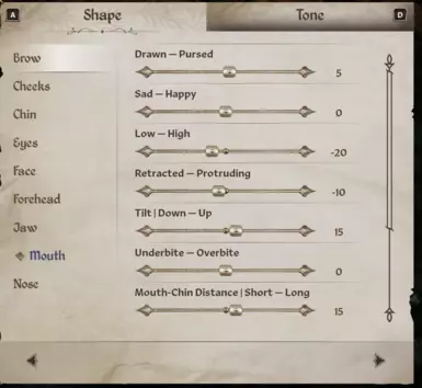 Shape - Mouth