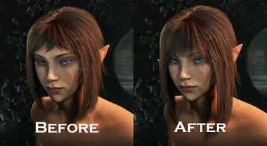 Improved Bangs - Longer Hair - Court Hairstyle