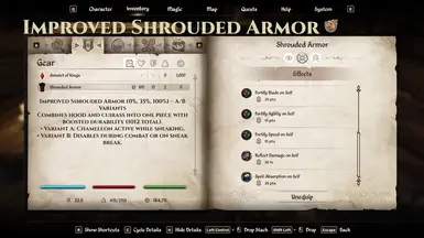 Improved Shrouded Armor