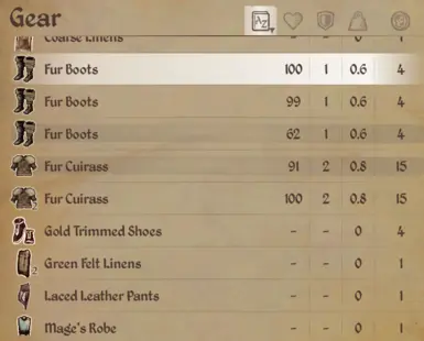 Gear readjusted