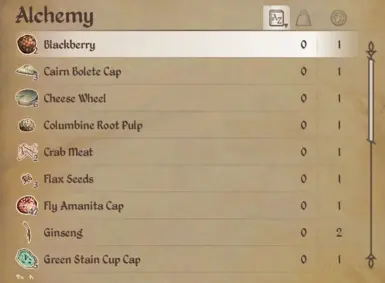 Alchemy items