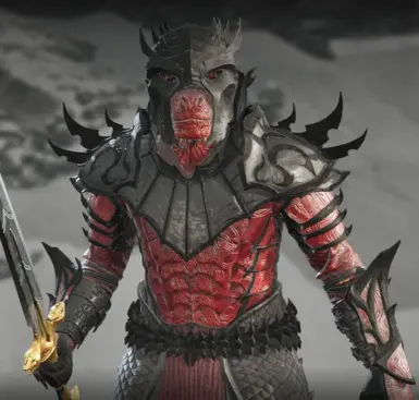 After - Black and red