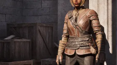 Slimmer leather cuirass