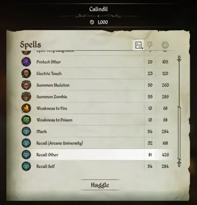 More Spells