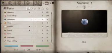 V1 - Gemstones renamed and revalued