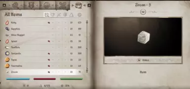 V1 - Gemstones renamed and revalued