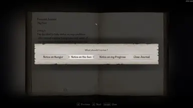 Journal Options