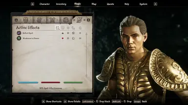 Male Saint preset and passives