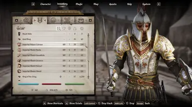 Playable Imperial Palace Cuirass (restored textures, front view)