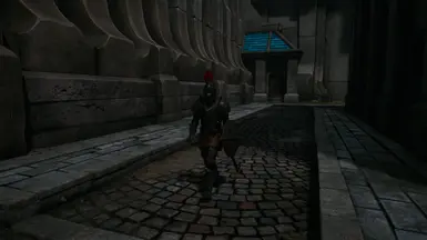 Patrolling Guard with Fine Steel Longsword